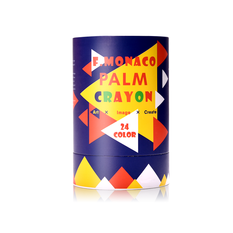 Flower Monaco Palm Crayons Color Set