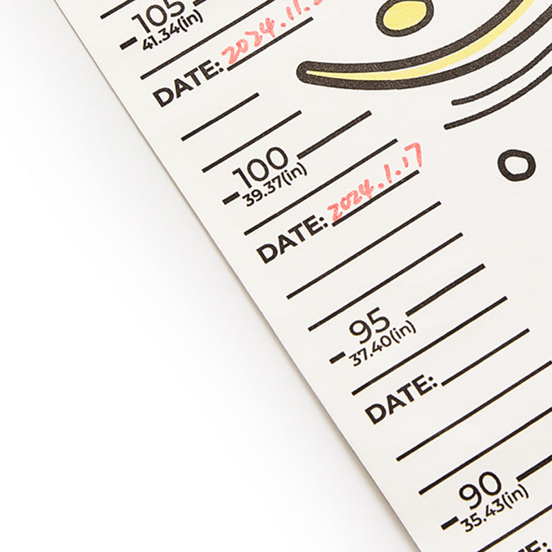 Height Chart Roll Up Painting