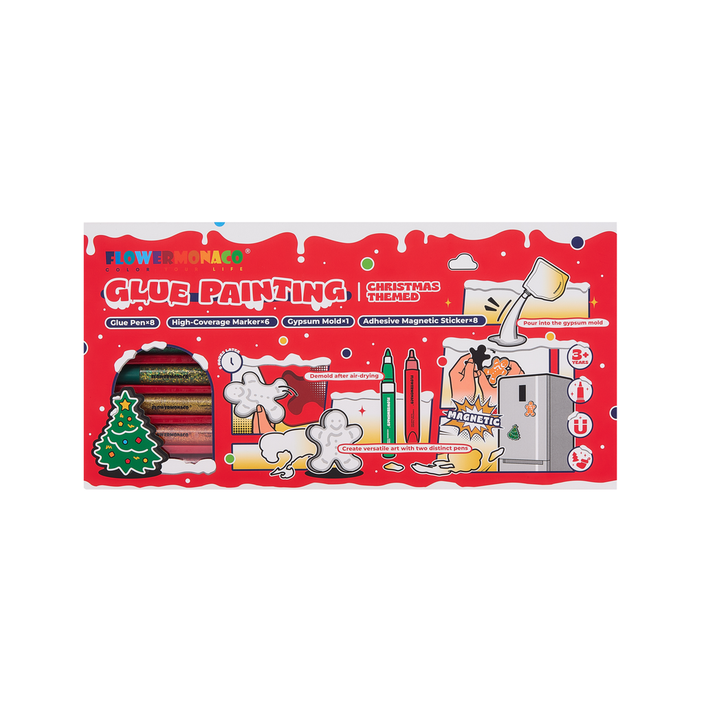 DIY Glue Painting-Christmas Themed Activity Set