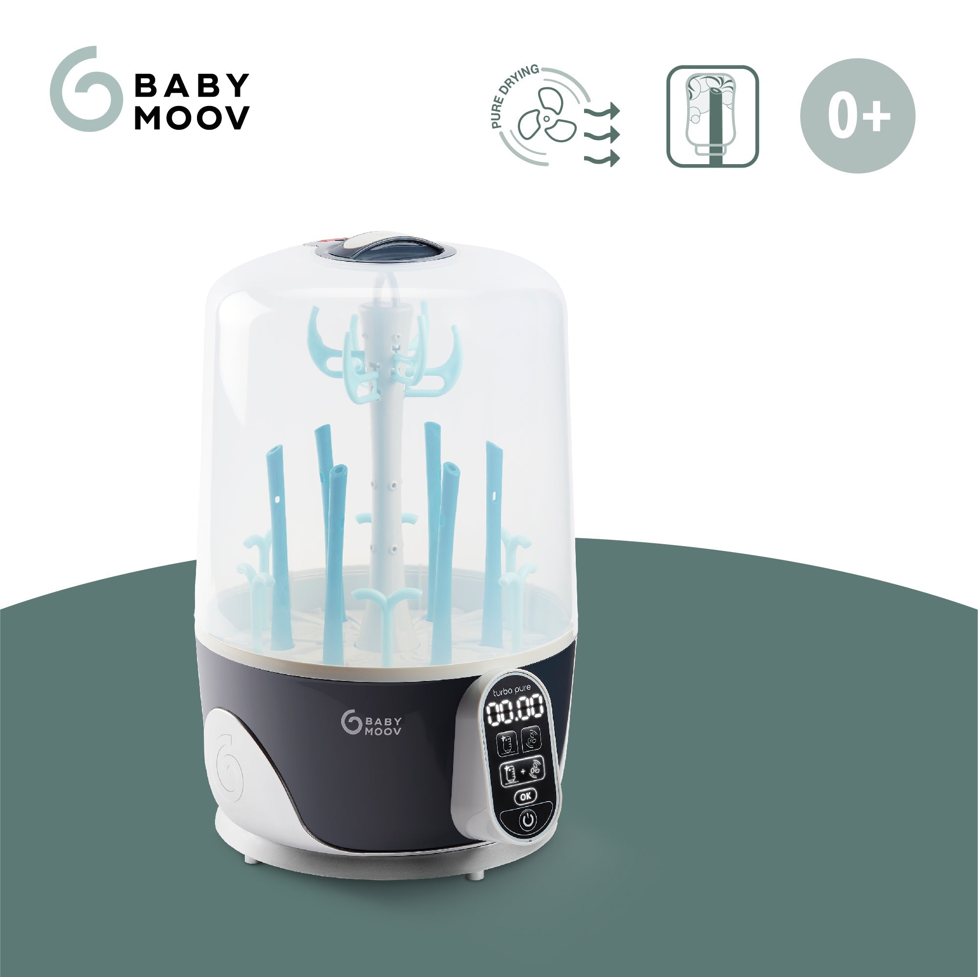 Turbo Pure 2-in-1 Sterilizer Dryer.