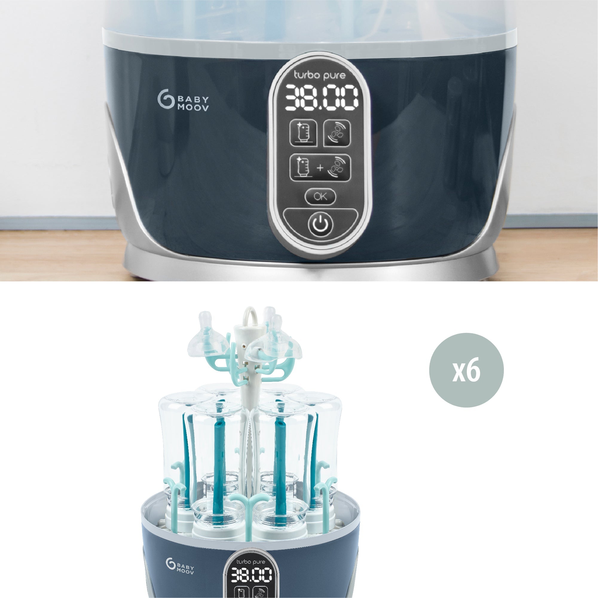 Turbo Pure 2-in-1 Sterilizer Dryer.