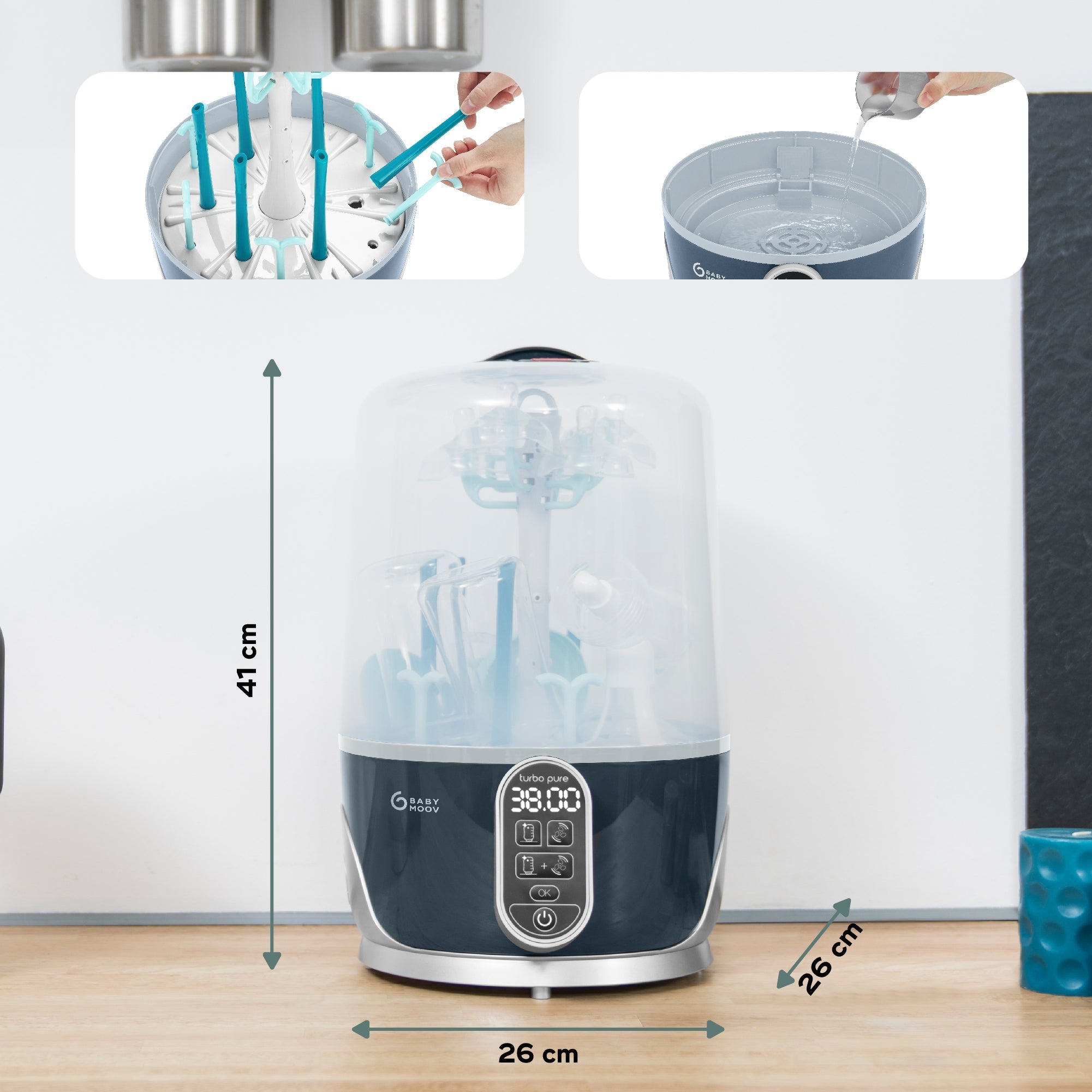 Turbo Pure 2-in-1 Sterilizer Dryer.