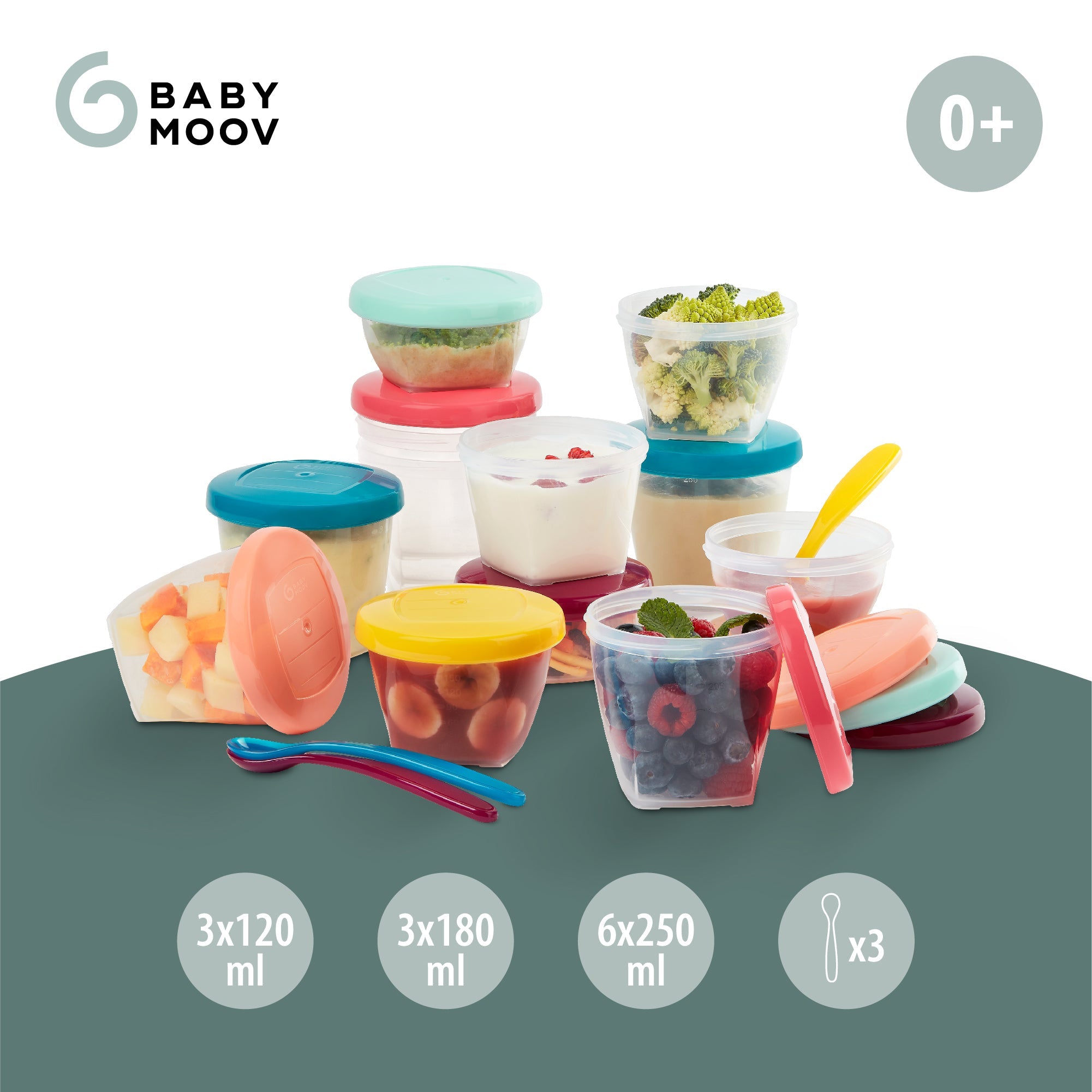 Babybowls Airtight Food Storage Containers Multiset.