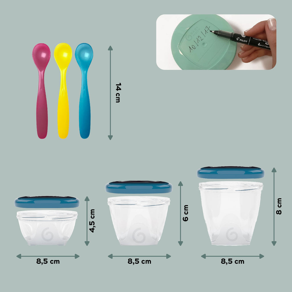 Babybowls Airtight Food Storage Containers Multiset.