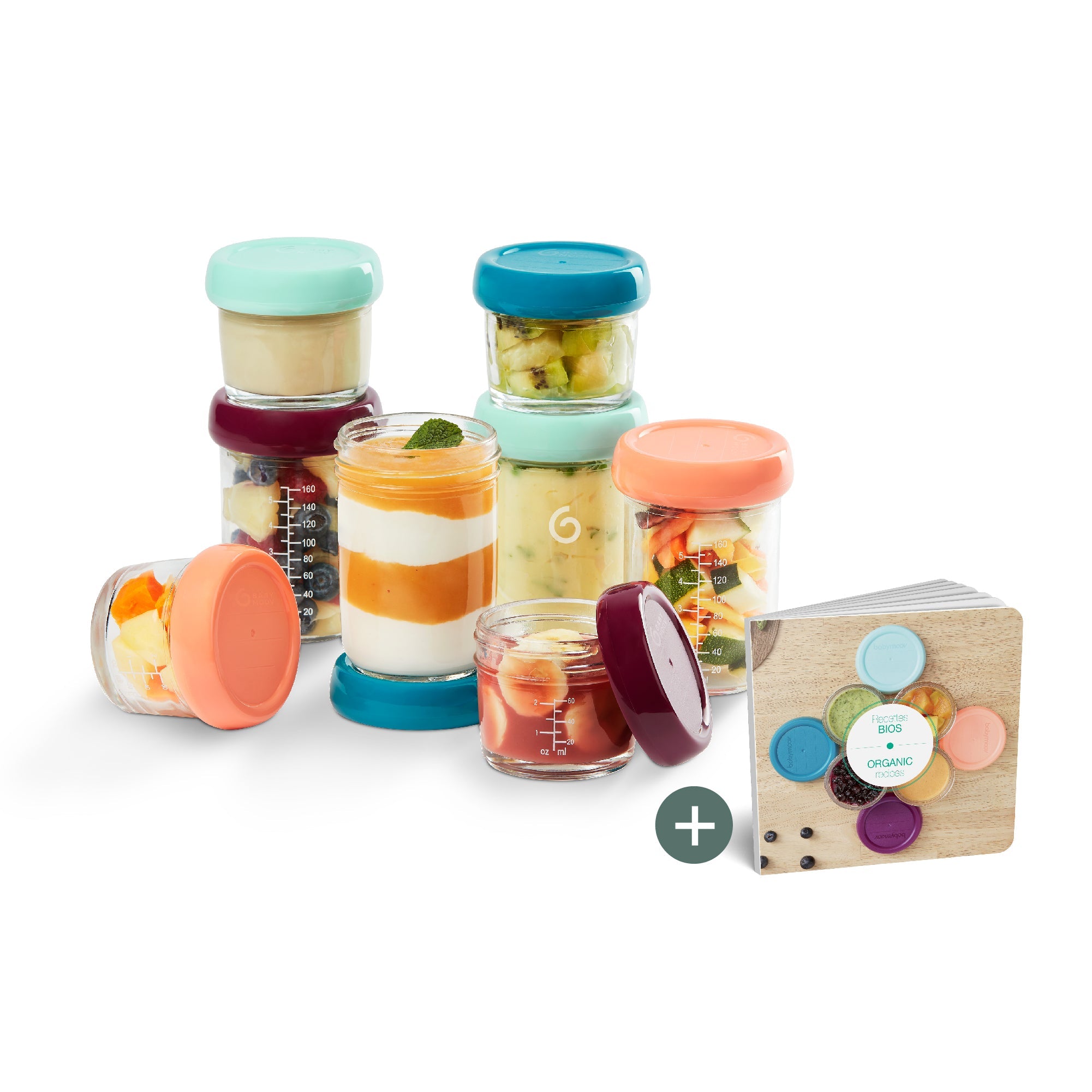 Babybowls Glass Storage Containers (Set of 8).
