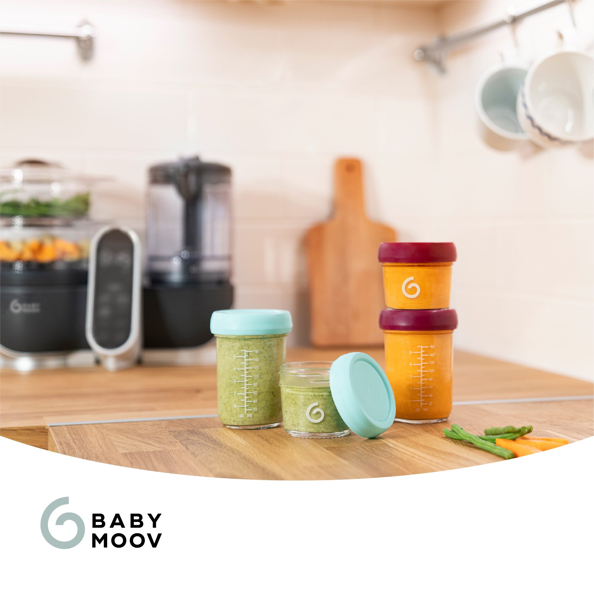 Babybowls Glass Storage Containers (Set of 8).