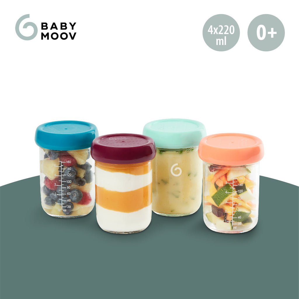 Babybowls Glass Storage Containers (Set of 4).