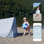 Anti-UV Tent 50+ SPF Protection Blue Waves