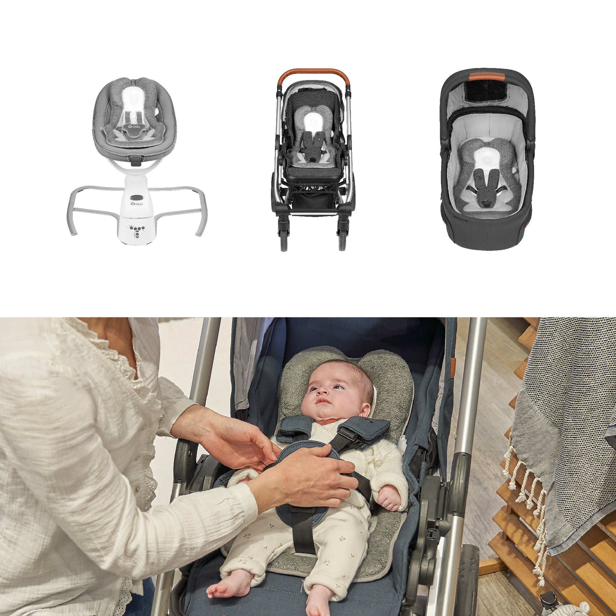 Cosymorpho Smokey Universal Newborn Insert.