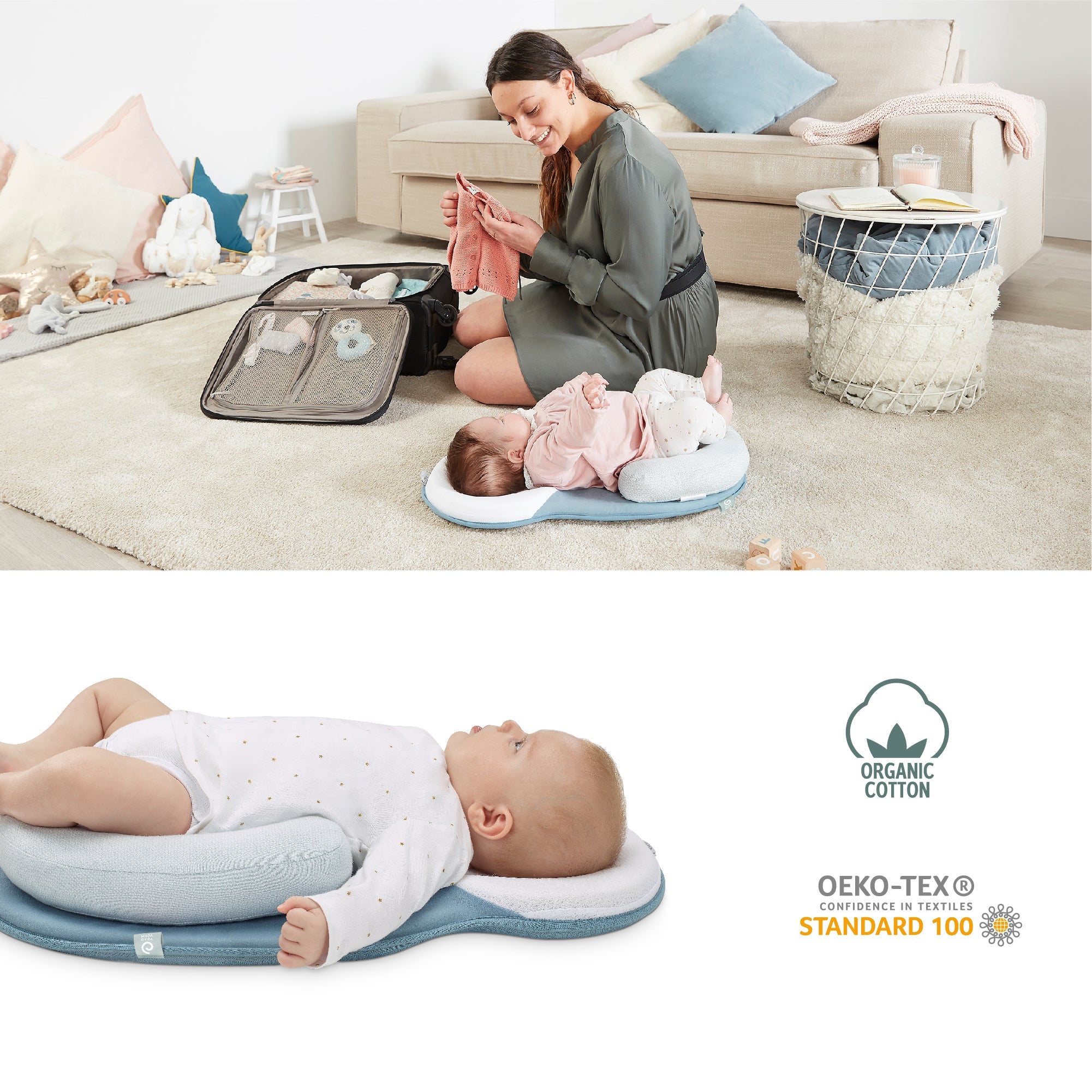 Cosydream Newborn Baby Lounger.