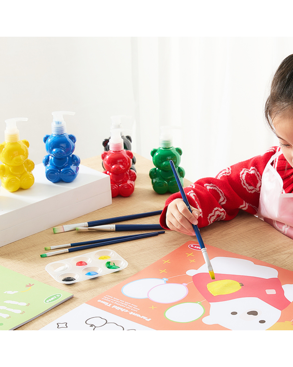 Bear Gouache Pigment Activity Set