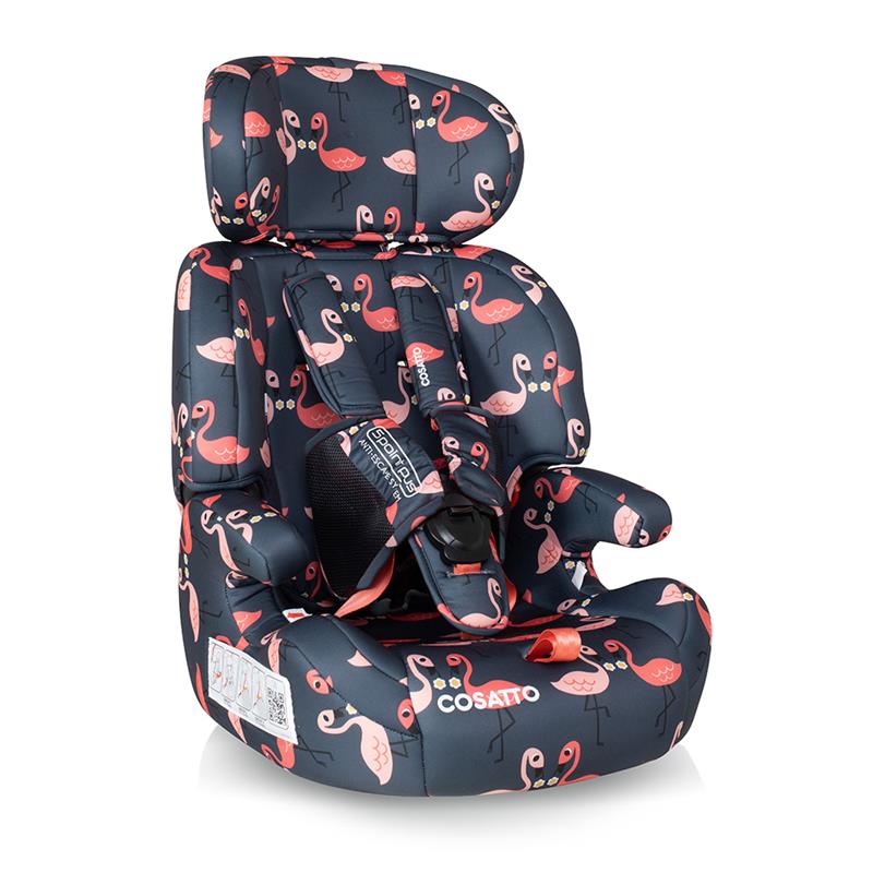 Zoomi Group 123 Anti-Escape Car Seat Pretty Flamingo