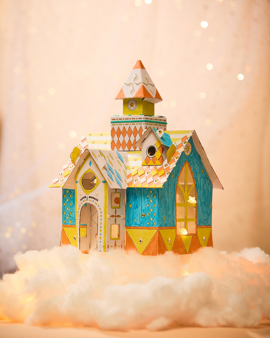 DIY Paper House Painting Activity Set