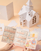 DIY Paper House Painting Activity Set
