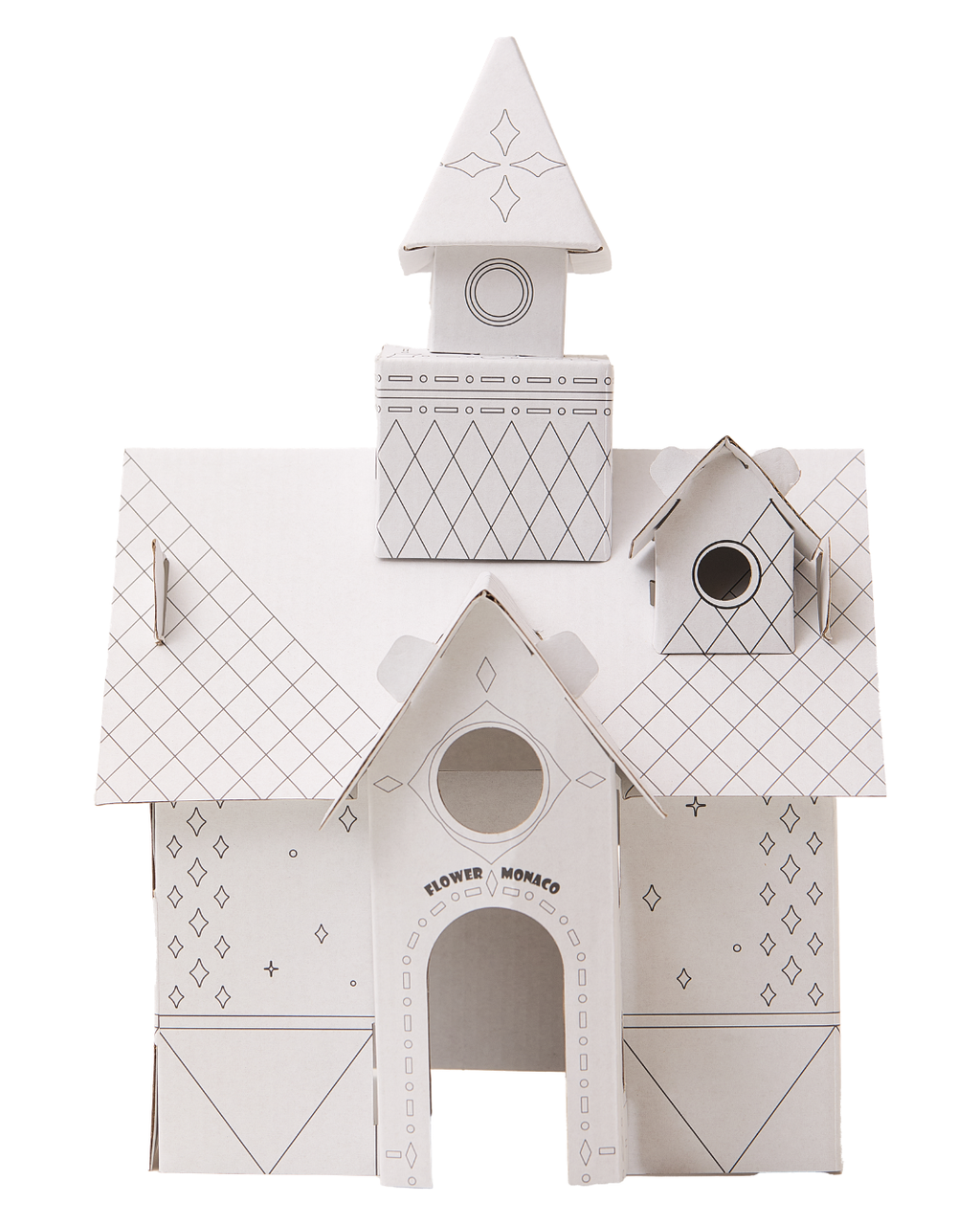 DIY Paper House Painting Activity Set