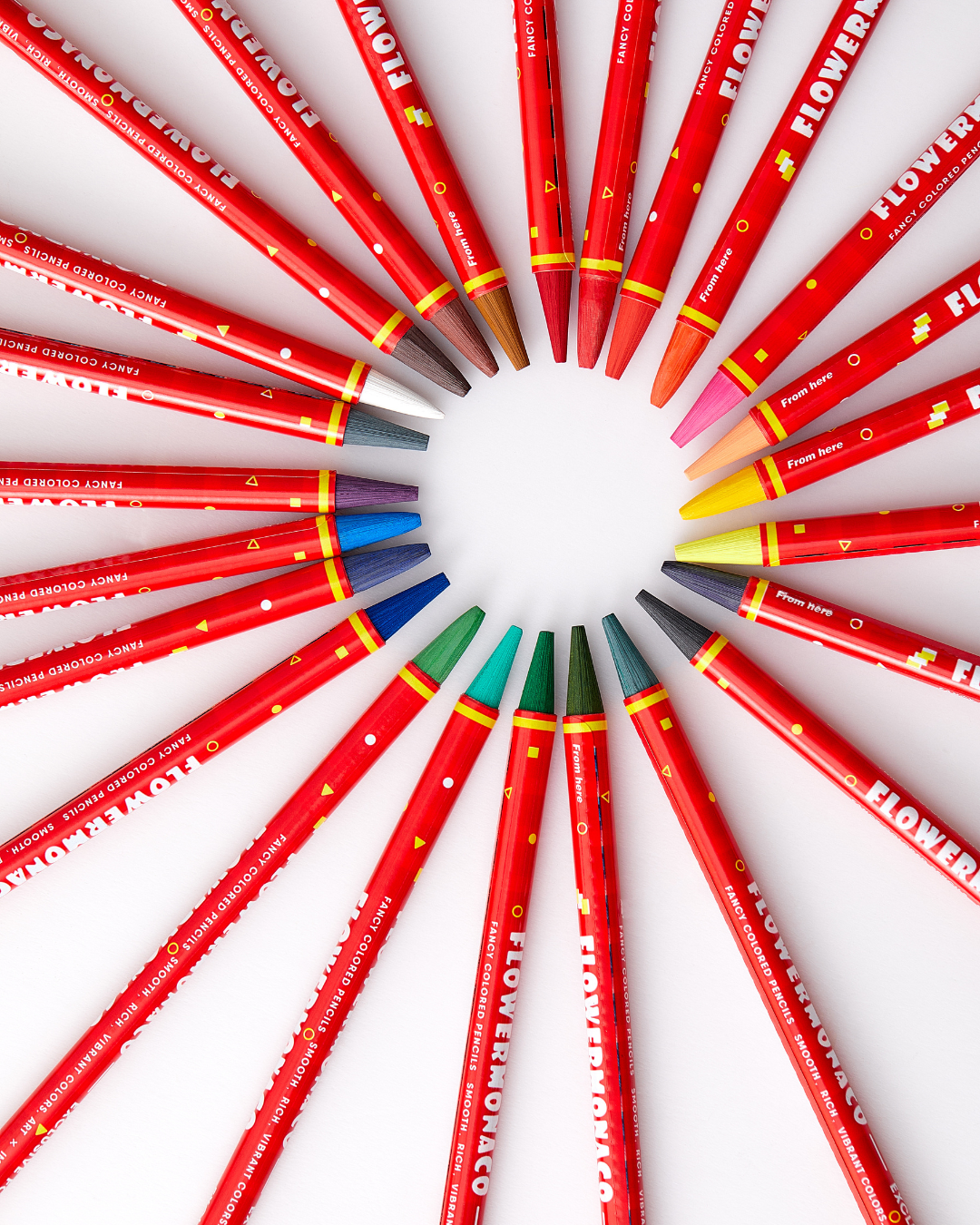 Fancy Colored Pencils 24 colors