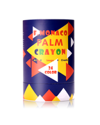 Flower Monaco Palm Crayons Color Set