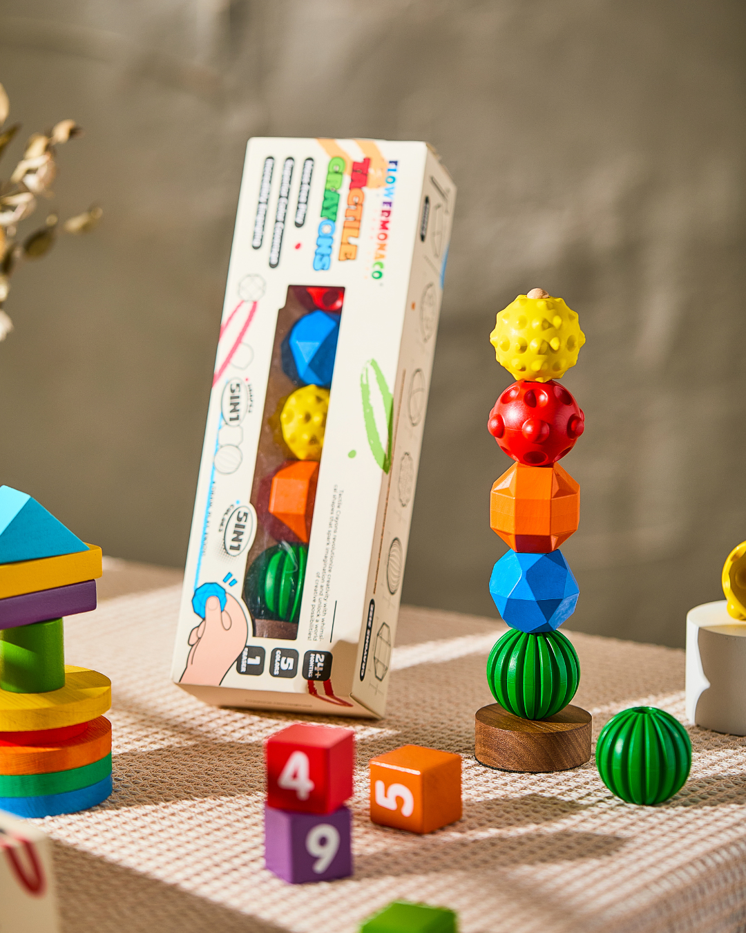 Flower Monaco Tactile Crayons
