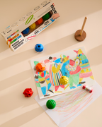 Flower Monaco Tactile Crayons