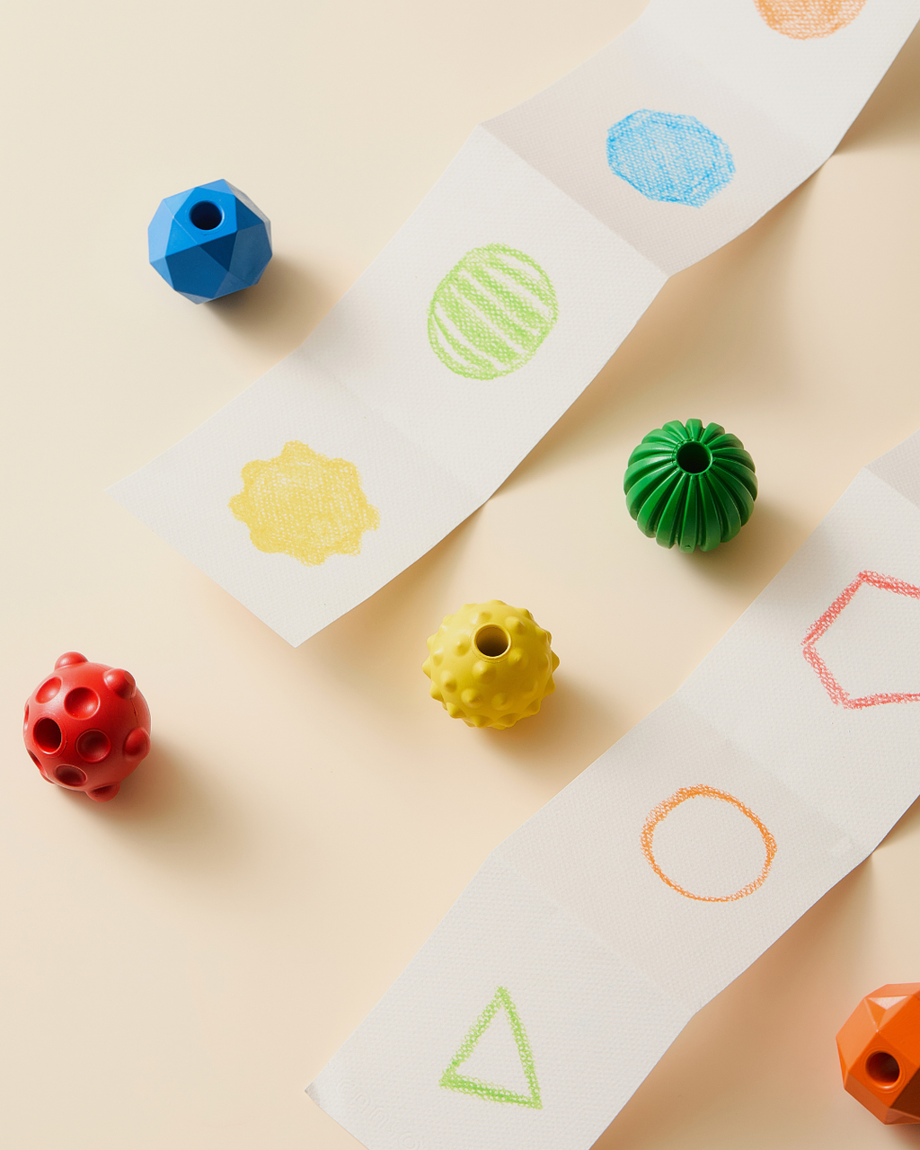 Flower Monaco Tactile Crayons