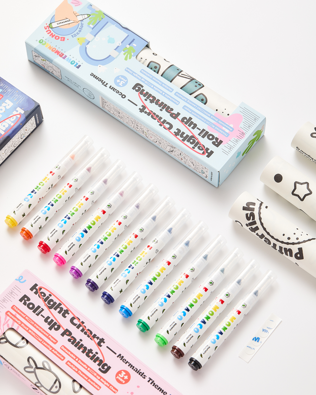 Height Chart Roll Up Painting