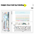 Height Chart Roll Up Painting