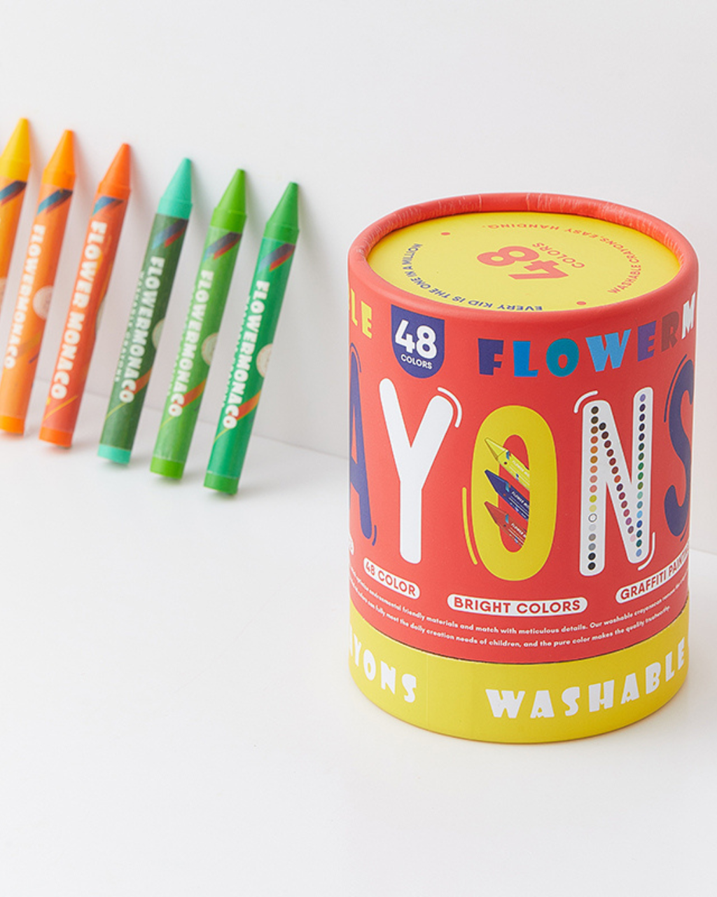 Washable Crayons 48 colors