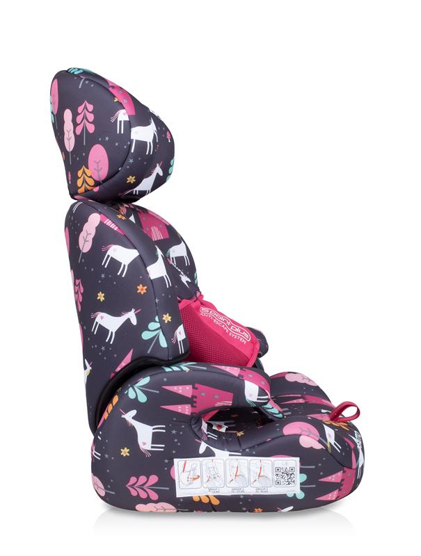 Zoomi Group 123 Anti-Escape Car Seat Unicorn Land